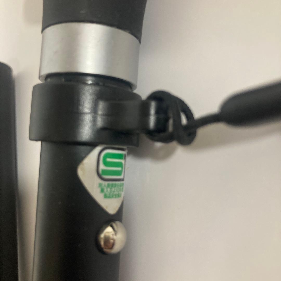 伸縮＆折りたたみ・無地とってもステッキ やわらかグリップ 杖　L カインドケア