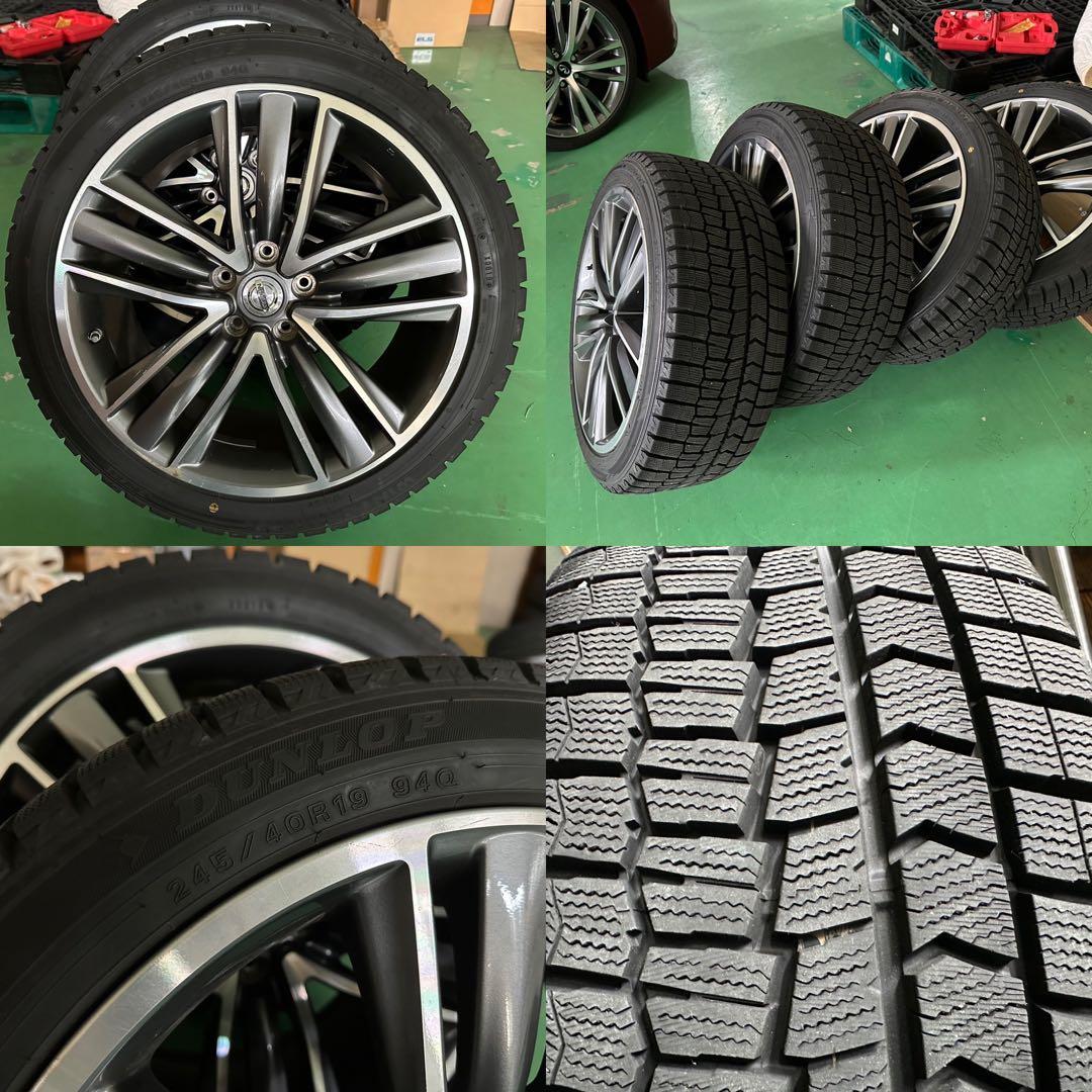 ☆スタッドレス☆タイヤ・ホイールセット19インチ　V37スカイライン装着