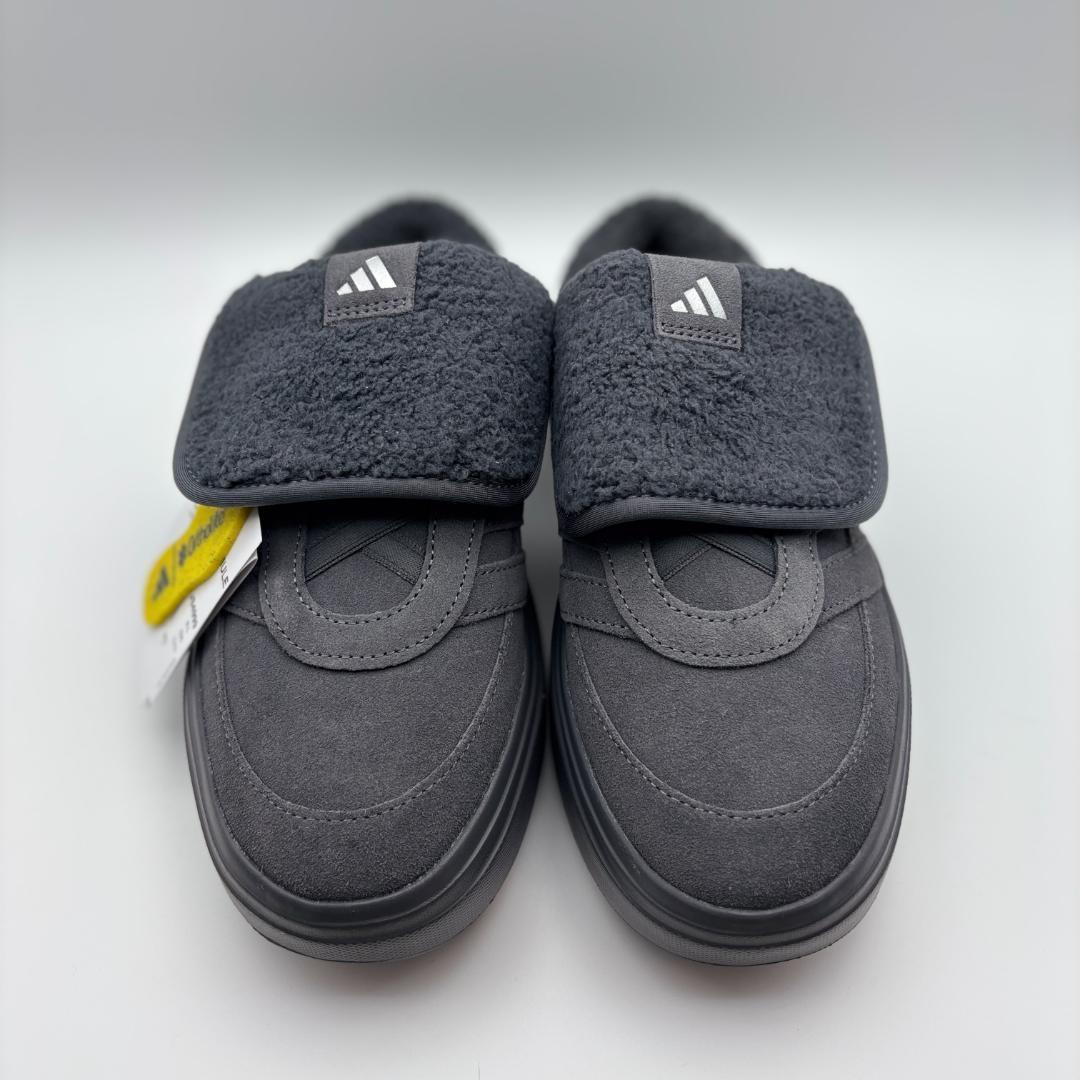 【韓国限定】adidas グランドコートミュール　グレー　スリッポン　24.0