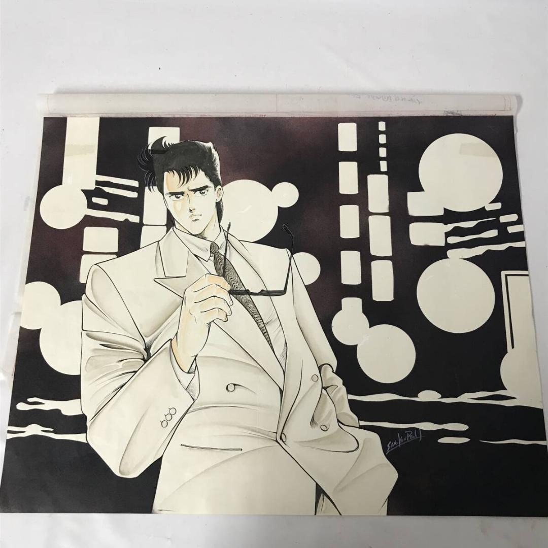 檜垣 憲朗 直筆カラー 原画 原稿 【ジ・ゴ・ロ】青年マンガ