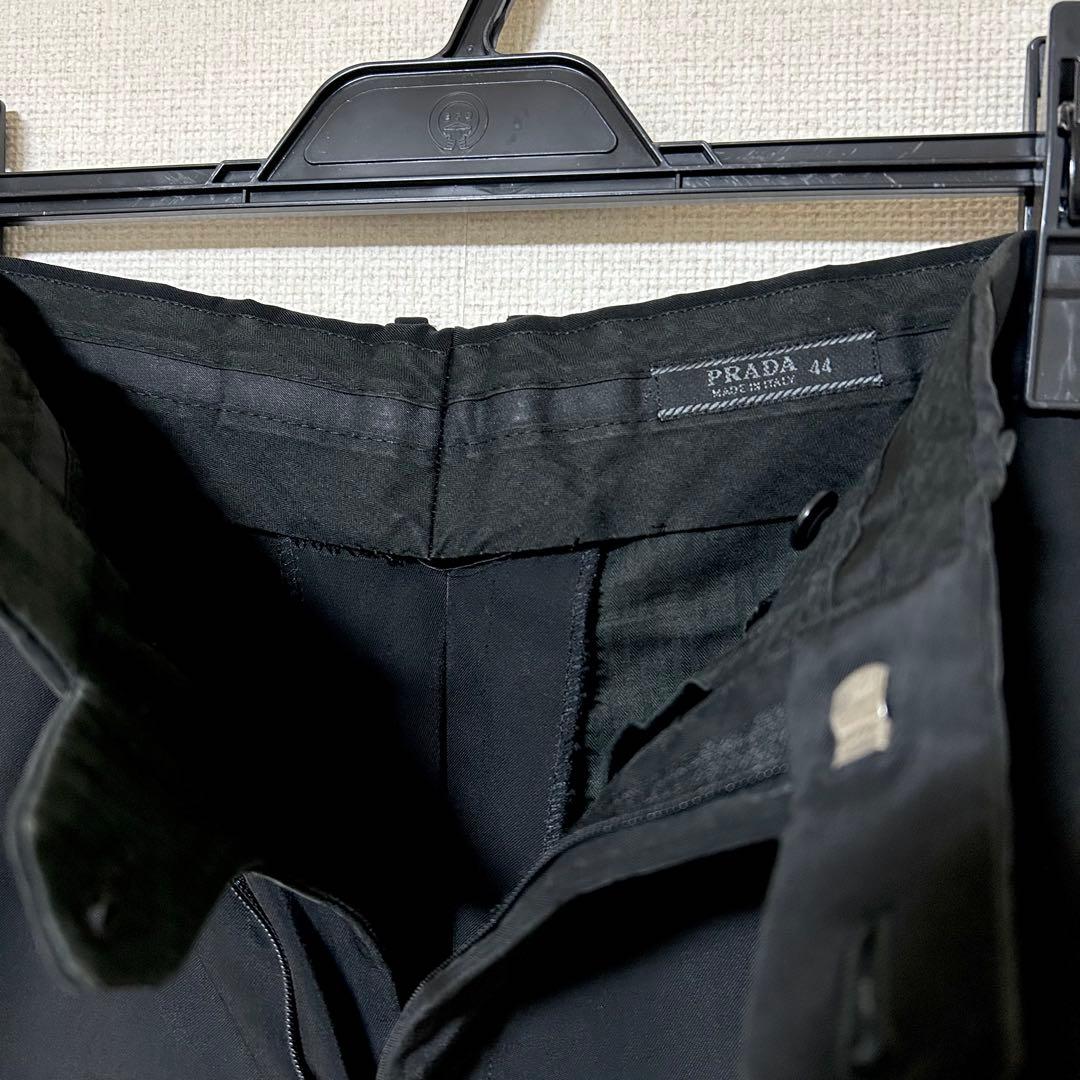 PRADA 90s スラックス ブラック 44