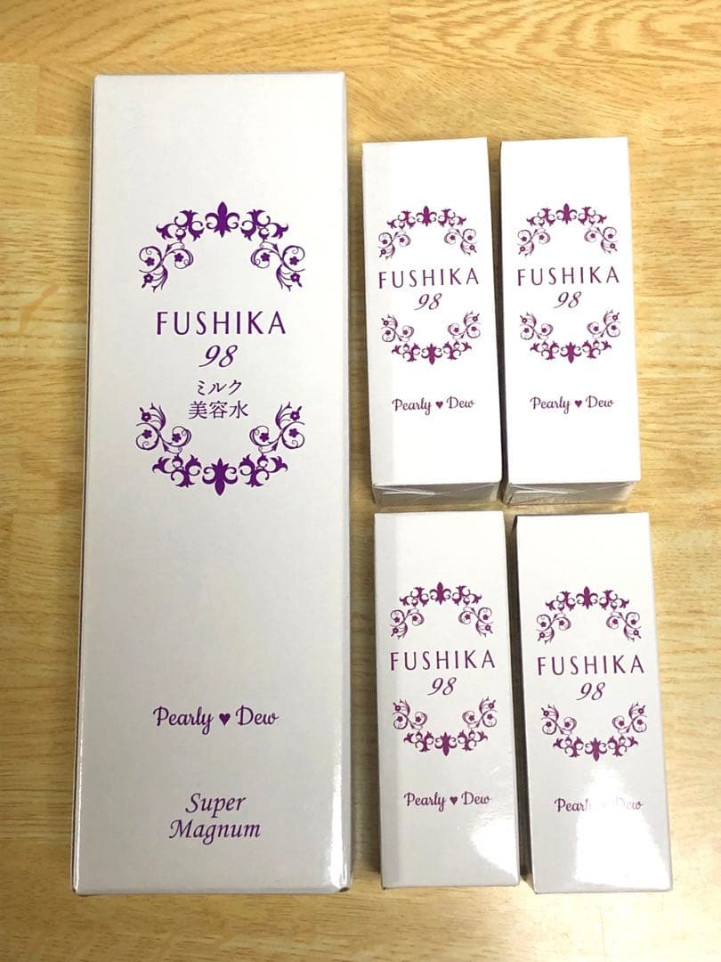 【計620ml】パーリーデューFUSHIKA98プレミアムやわハリミルク美容水