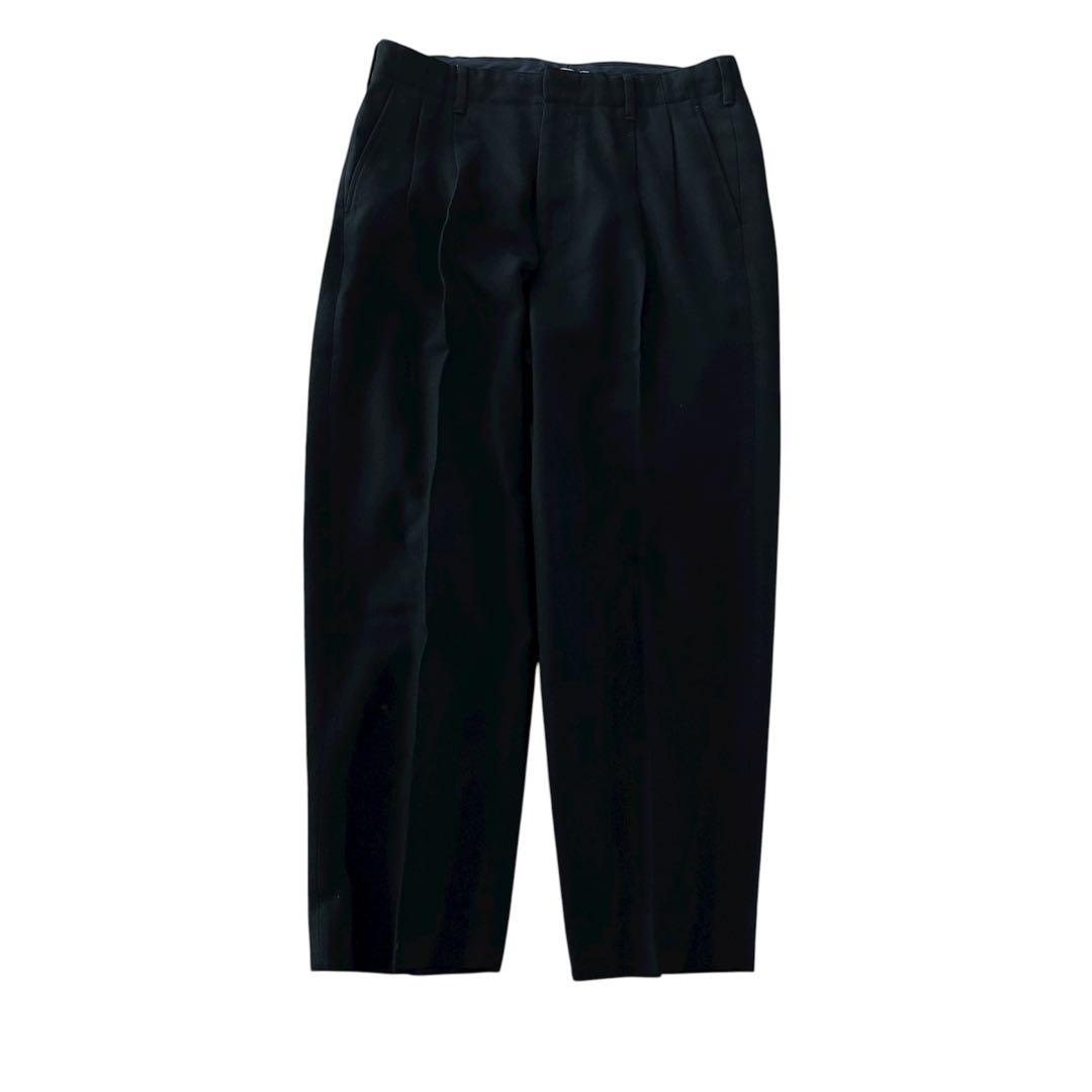 Steven Alan SHET TWEED 2PLEATED SLACKS 黒