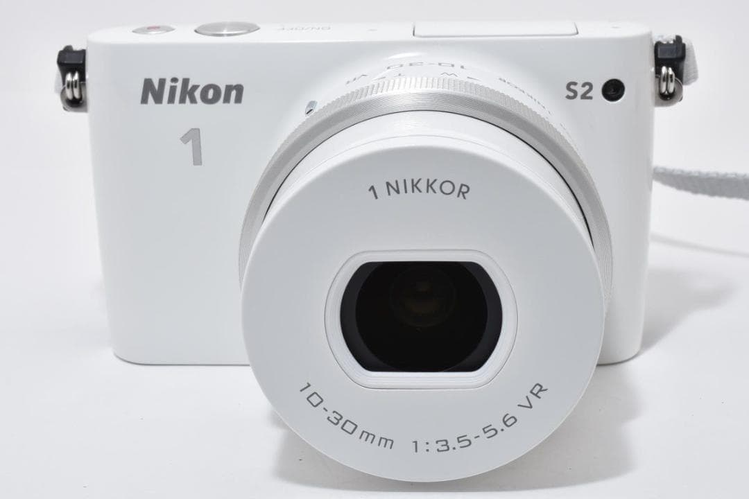 【箱付き】 Nikon ニコン 1 S2 ホワイト ミラーレス一眼カメラ
