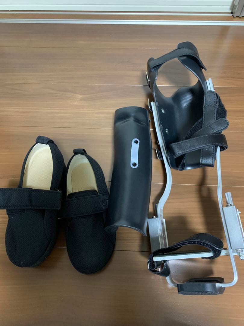 PTB装具(左足首用)一式　腓骨骨折