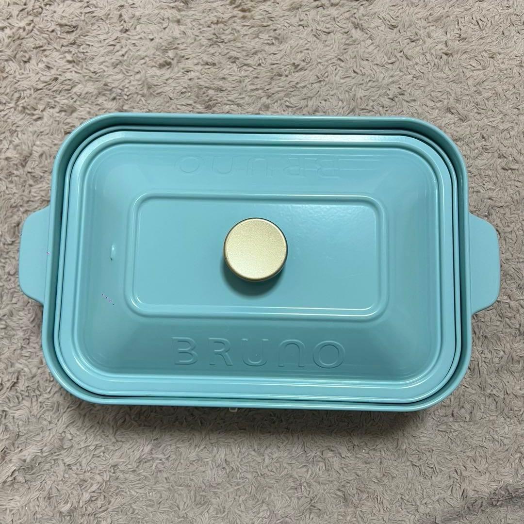 BRUNO コンパクトホットプレート⭐︎セラミックコート鍋付き