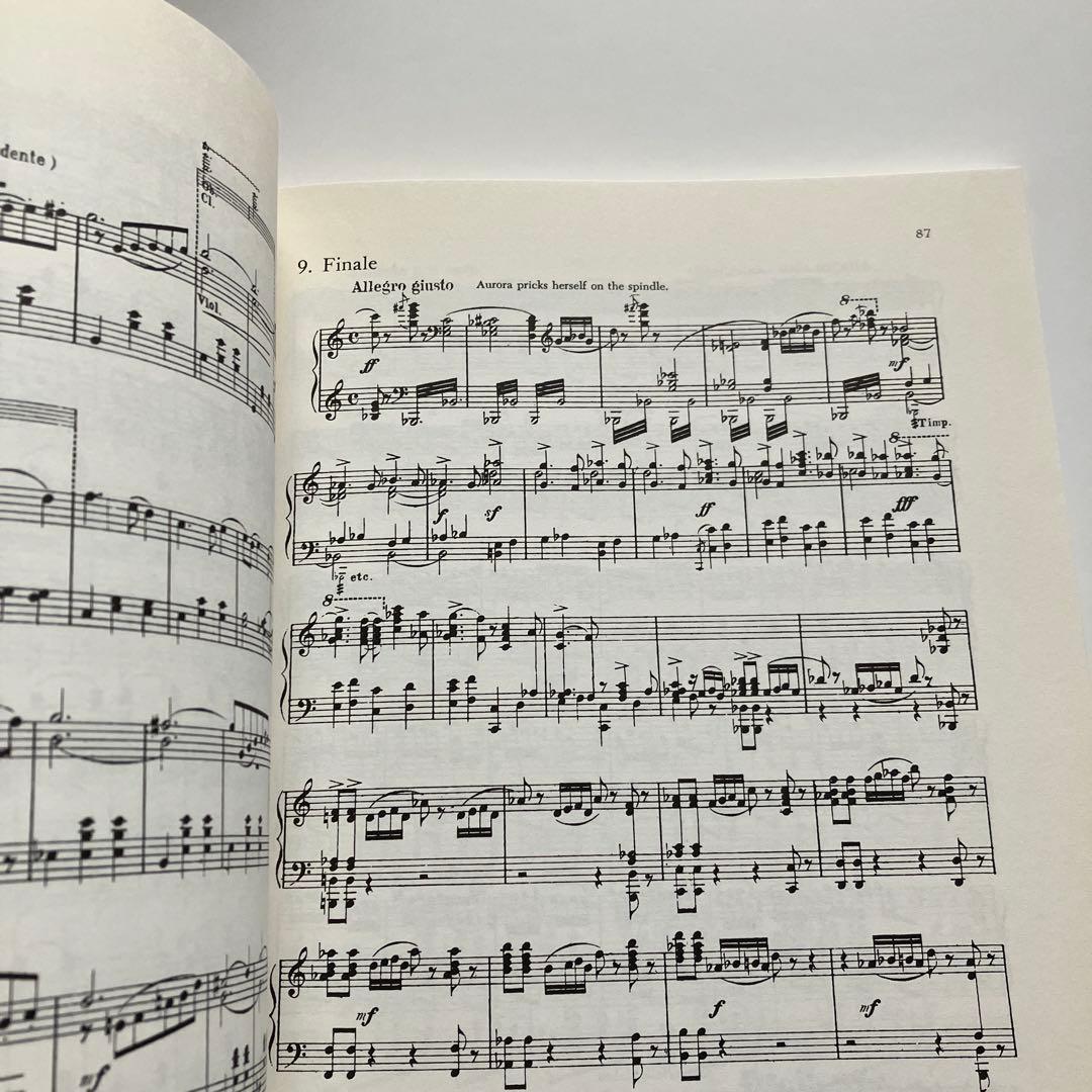 チャイコフスキー 眠れる森の美女 ピアノスコア