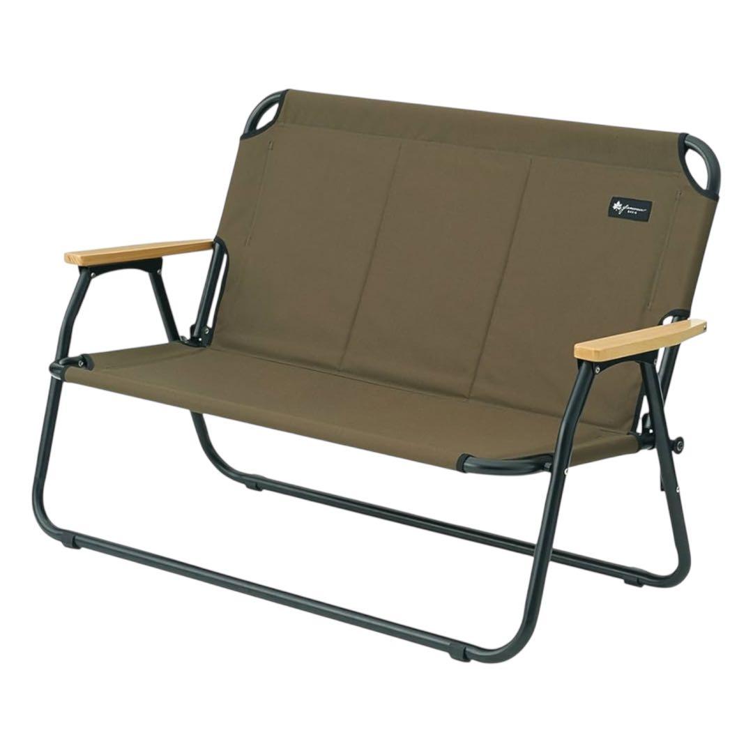 新品タグ付き✨ロゴス グランベーシック チェアfor2 アウトドア カーキ