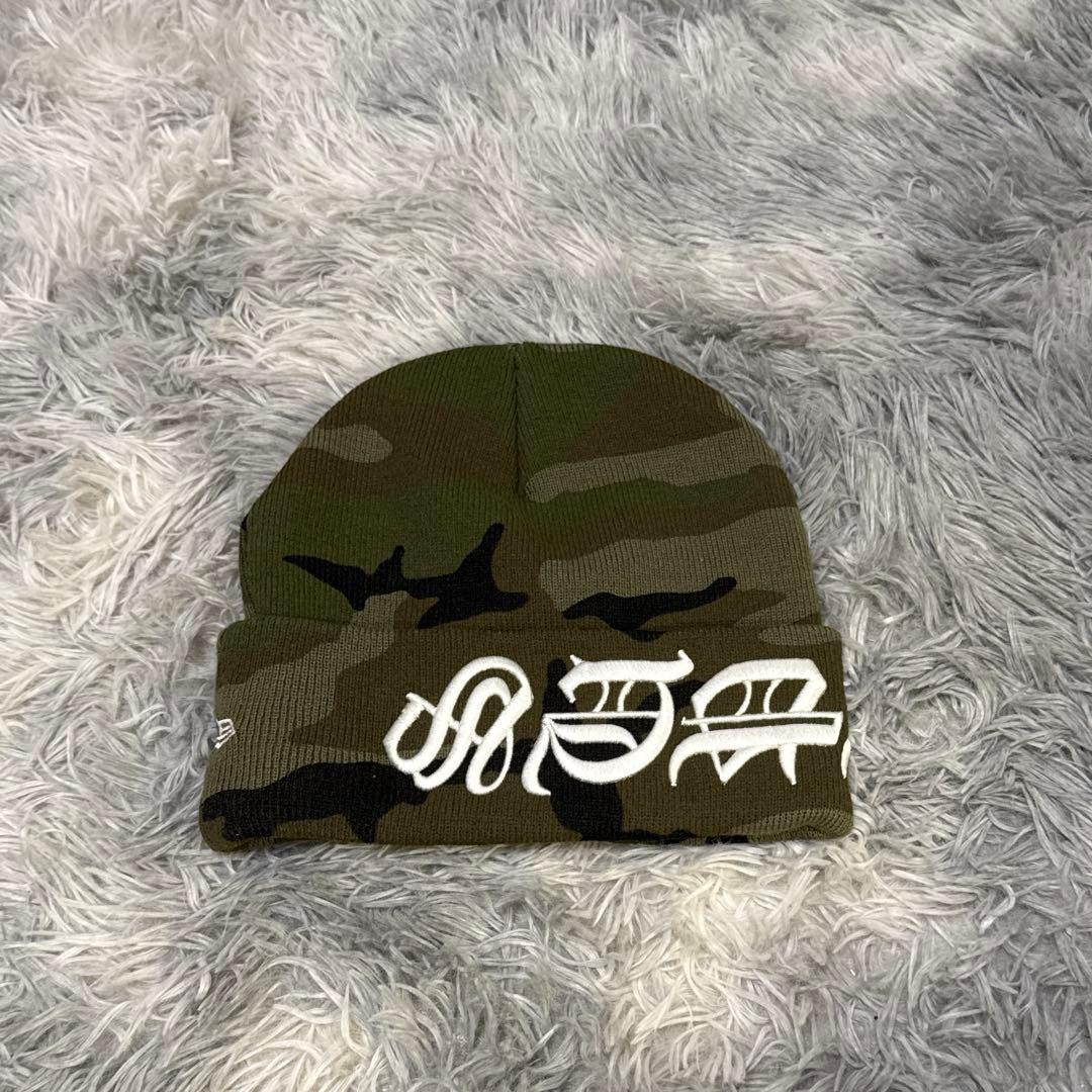 Supreme New Era® Blackletter Beanie 迷彩
