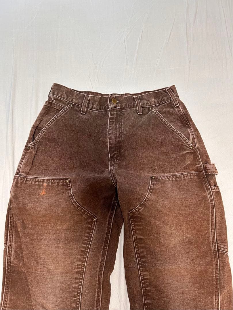 スーパーフェード carhartt ダブルニーペインターパンツ ボロ 30×30