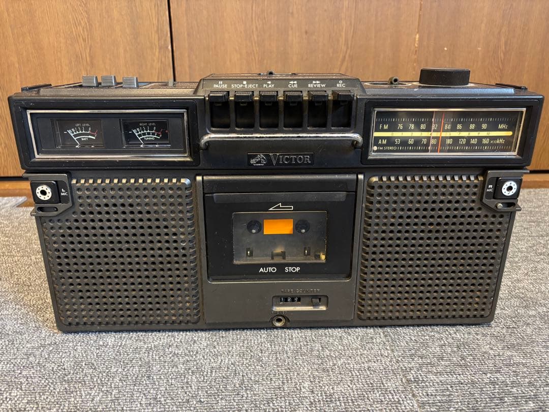 Victor RC-717 ラジオカセットレコーダー　アンティーク　レトロ