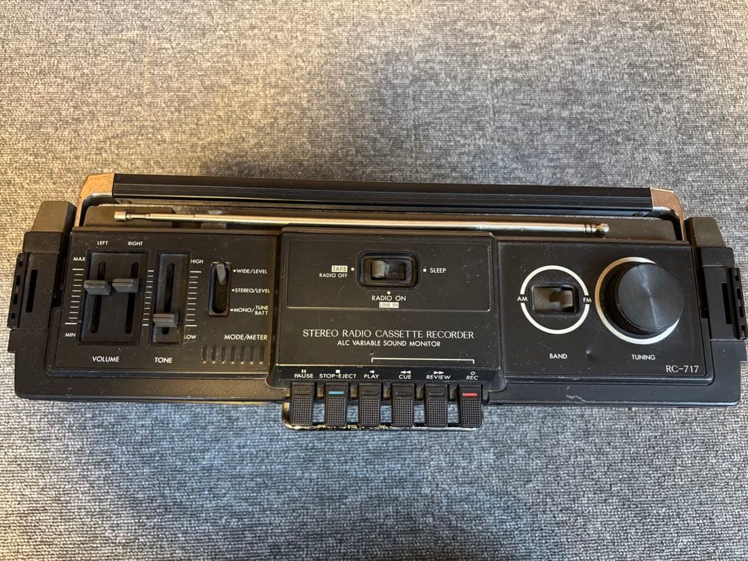 Victor RC-717 ラジオカセットレコーダー　アンティーク　レトロ