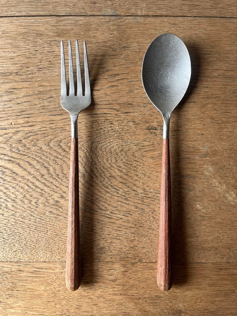 机上工芸舎　湯浅記央　ディナースプーン　ディナーフォーク　②