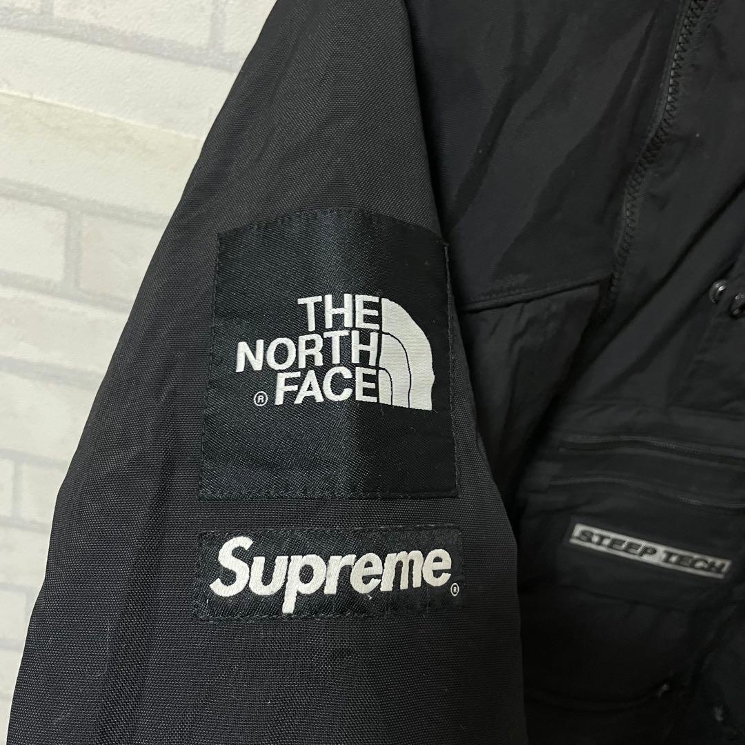 STEEP TECHシュプリーム ザノースフェイス フーディジャケット ブラック