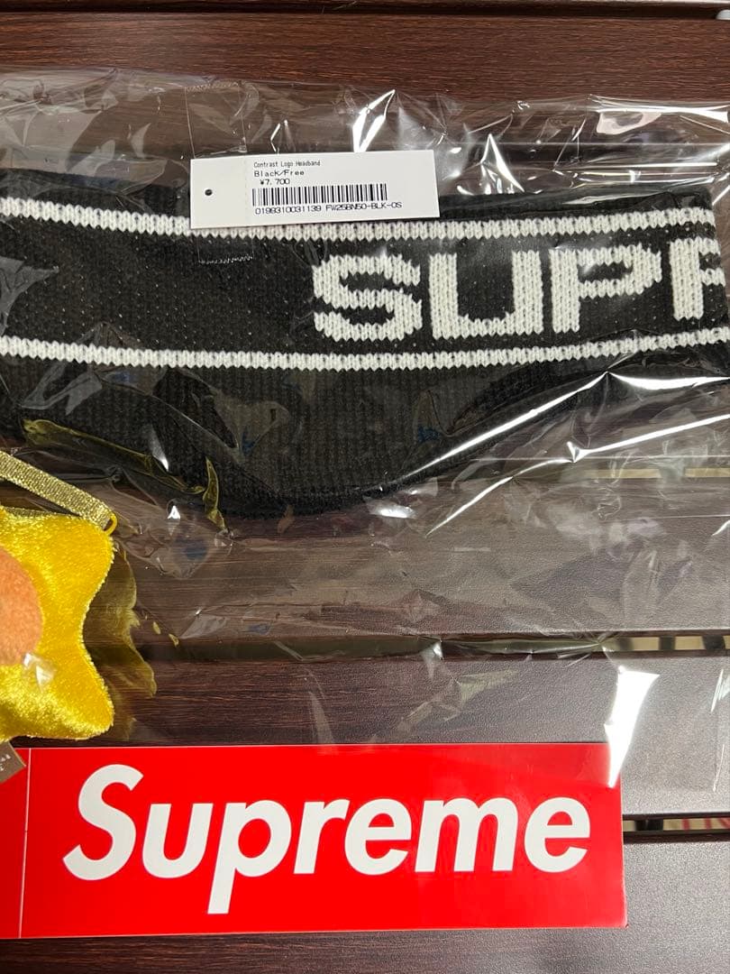 小物 Supreme Contrast Logo Headband