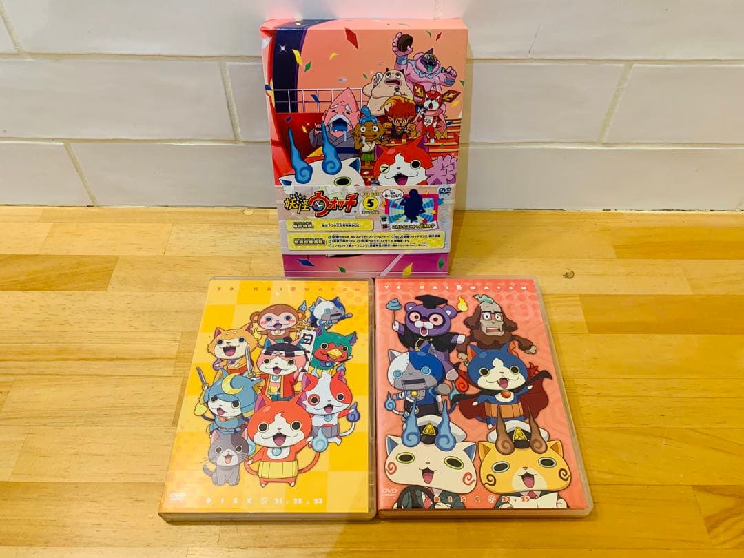 k0120-01★DVDBOX 妖怪ウォッチ 2-5巻 5巻ディスク欠品あり