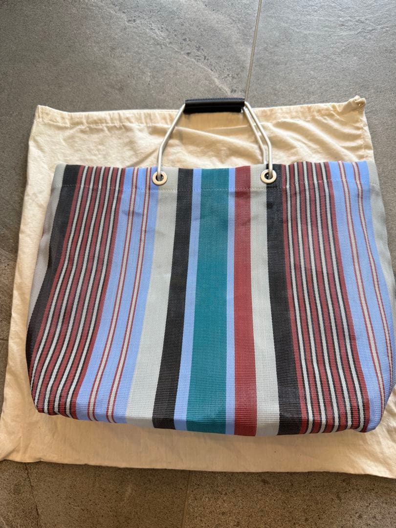 す*み様 MARNI ストライプ エコバッグ 大