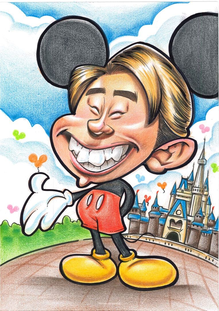 世界で1枚のオーダーメイド似顔絵★敬老の日★ご両親へのプレゼント★感謝の気持ち