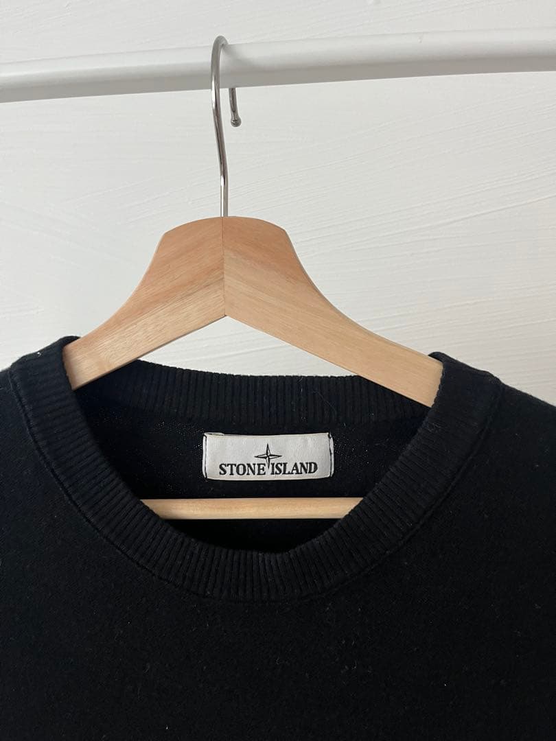 STONE  ブラックニットセーター