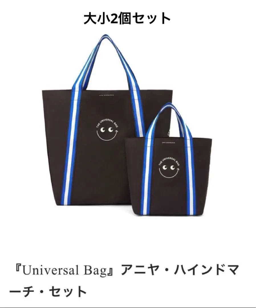 【新品未使用】アニヤハインドマーチ　エコバッグ（大小セット）