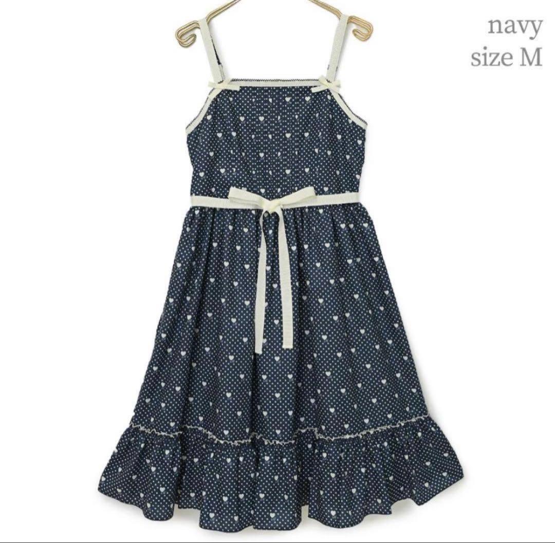 Little dot heartジャンパースカートMサイズ