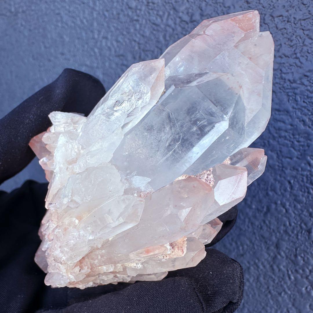 爆アレ❗️可愛いピンク♡超綺麗マダガスカル産パイナップルピンククラスターA1192