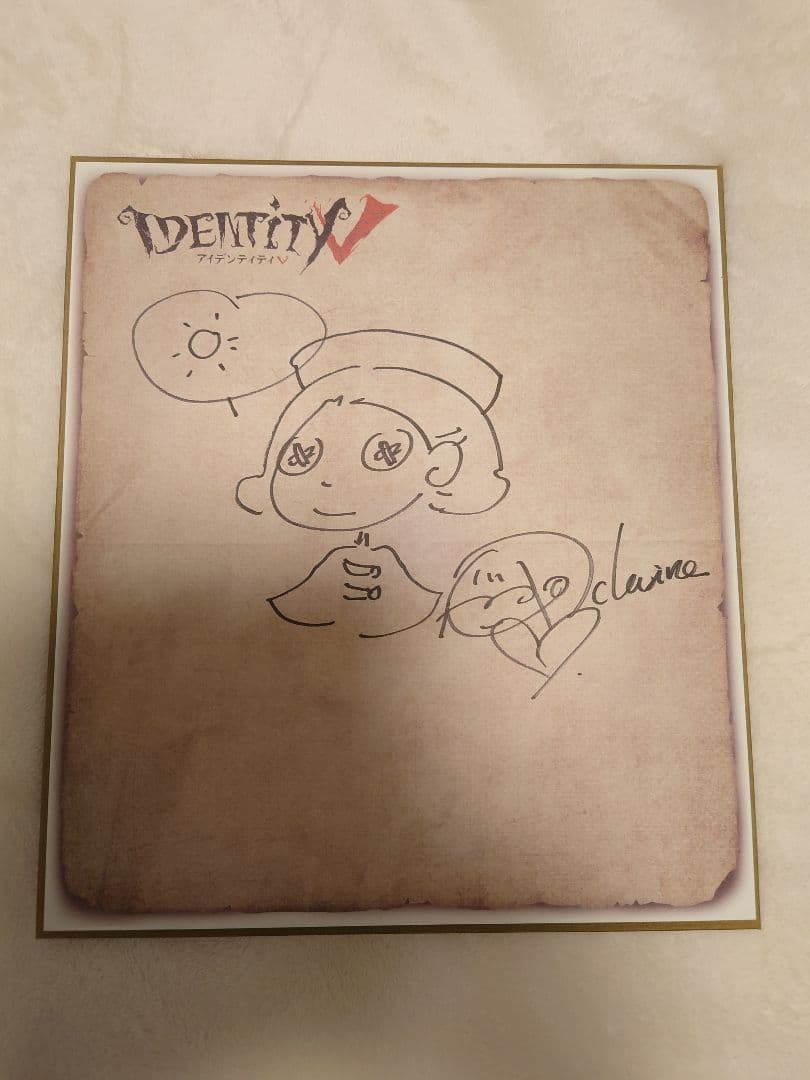 第五人格　C97　冬コミ　直筆サイン　サイン色紙　Identity V　医師