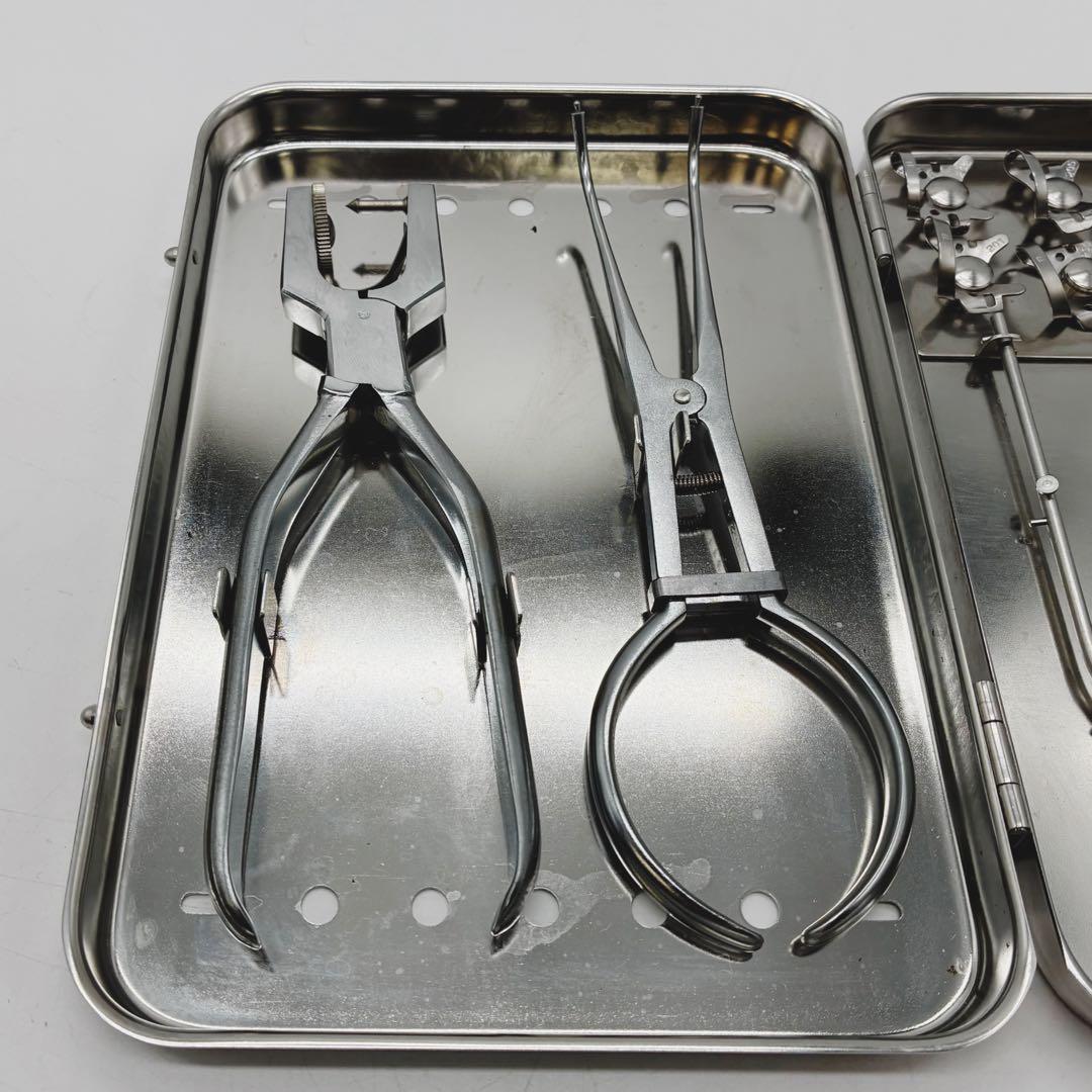 歯科技工士 ラバーダム クランプ セット 滅菌ケース付き