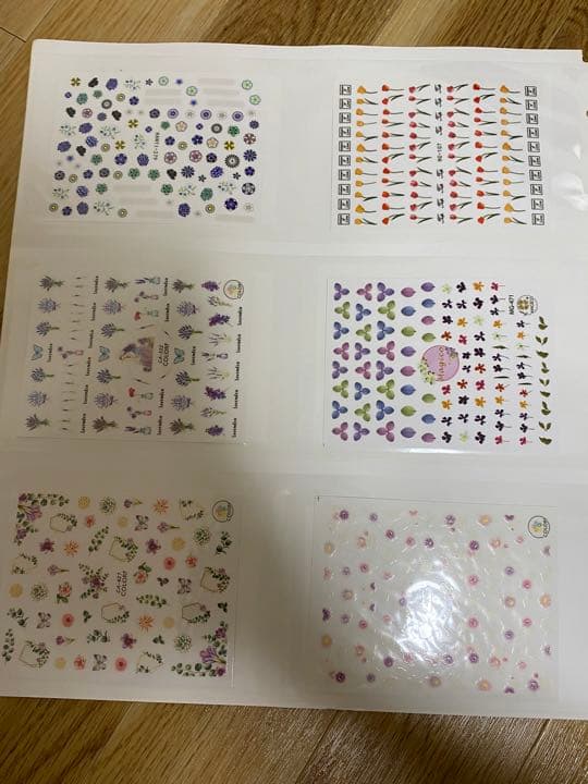 最終価格　フラワー系ネイルシール108枚