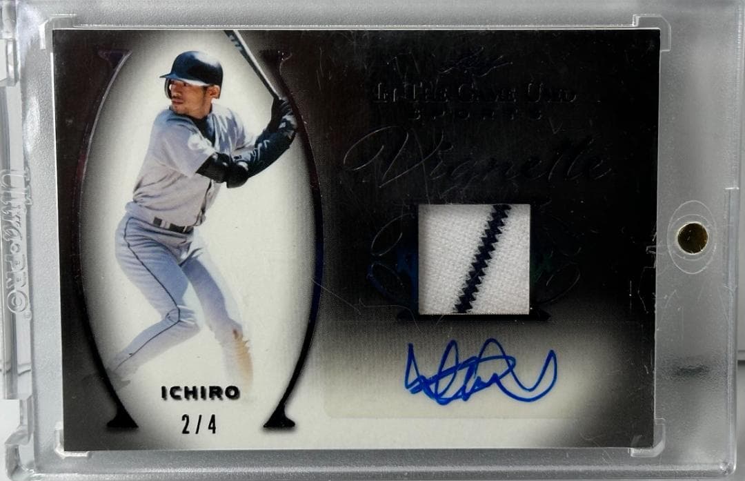 MLB☆イチロー 22 LEAF ITG 4枚限定直筆サインジャージカード
