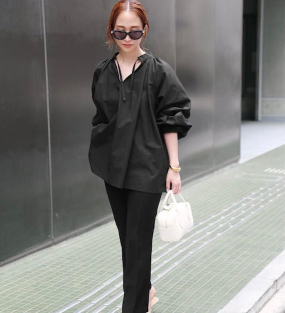 ドゥーズィエムクラス　CELERI セルリ　GATHERED ギャザードブラウス