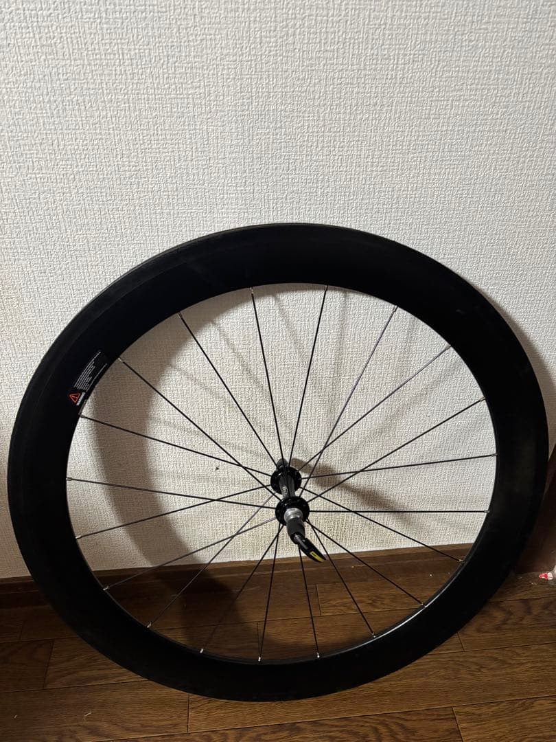 tuカーボンホイール フロント60mmハイト
