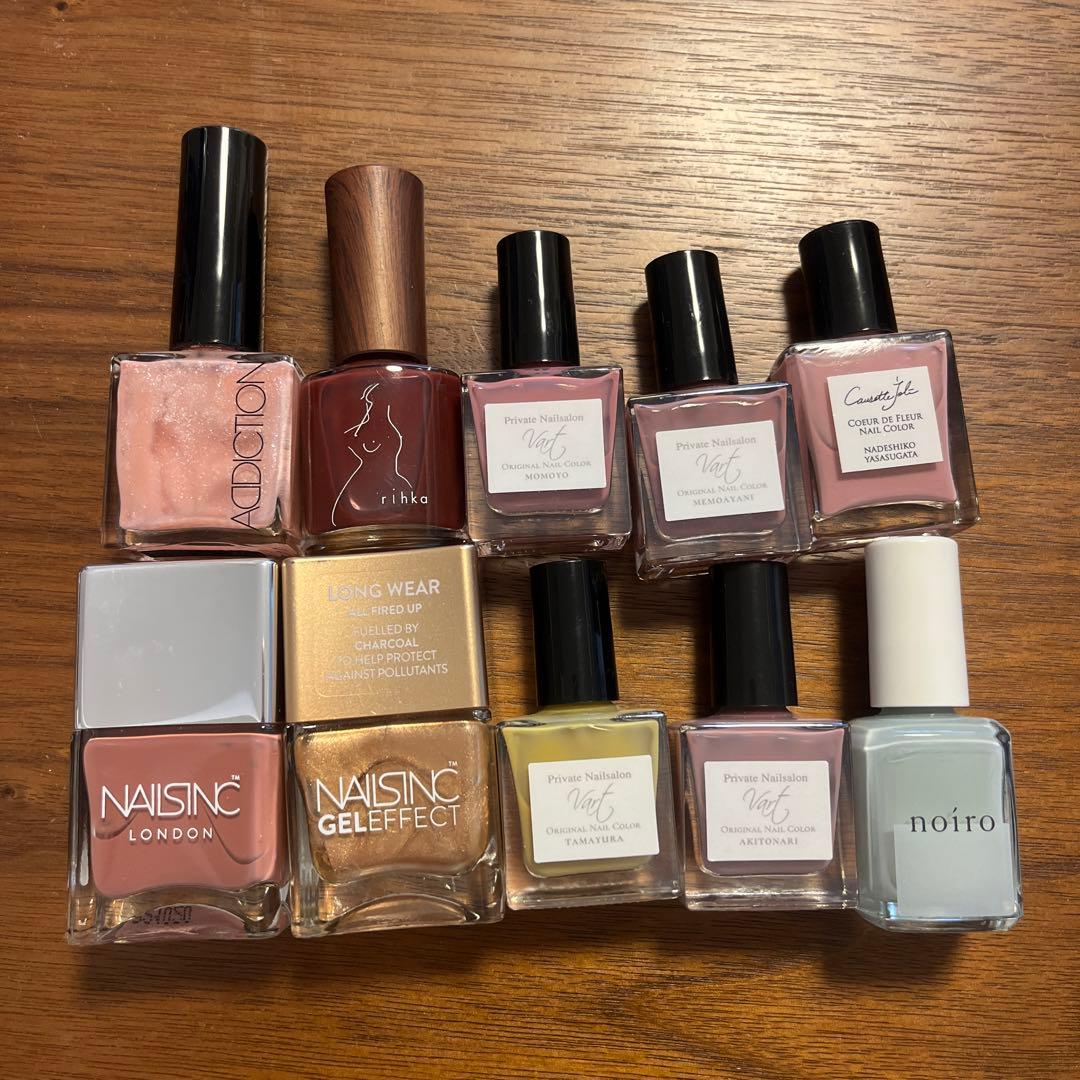 ネイルカラー・マニキュア Nailsinc Addiction rihka noiro vart