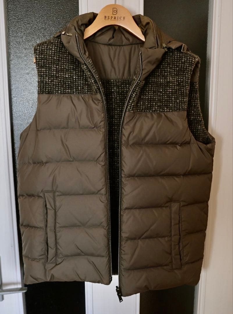 HERNO ダウンベスト　46サイズ　リバーシブル