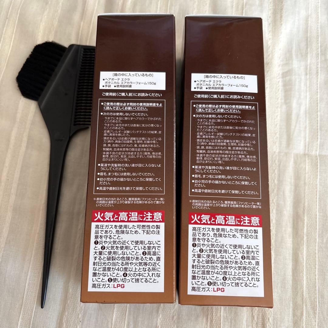 ヘアボーテ エクラ ボタニカル カラーフォーム 150g 2個セット