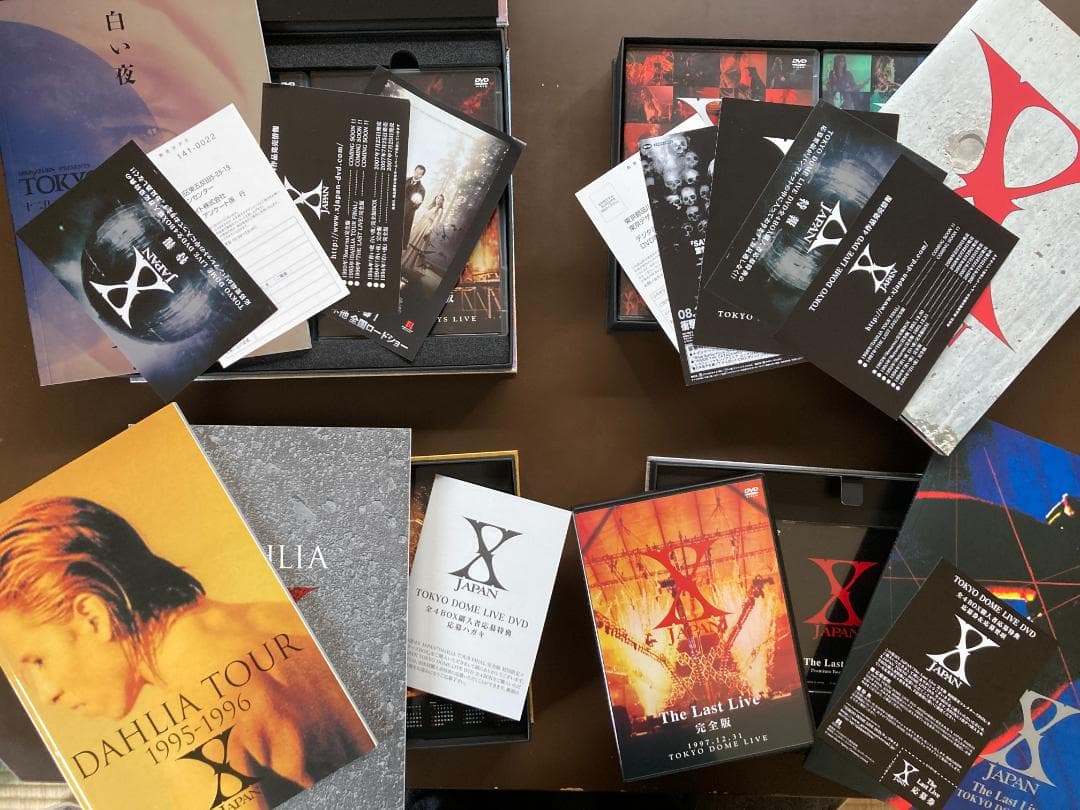 X JAPAN DVD-BOX4タイトル+Showcase in L.A.