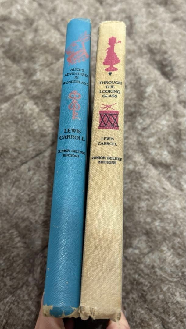 不思議の国のアリス　鏡の国のアリス　ヴィンテージ　アンティーク　洋書　セット