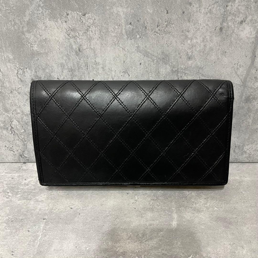 CHANEL ピコローレ ワイルドステッチ 長財布 がま口 レザー ウォレット