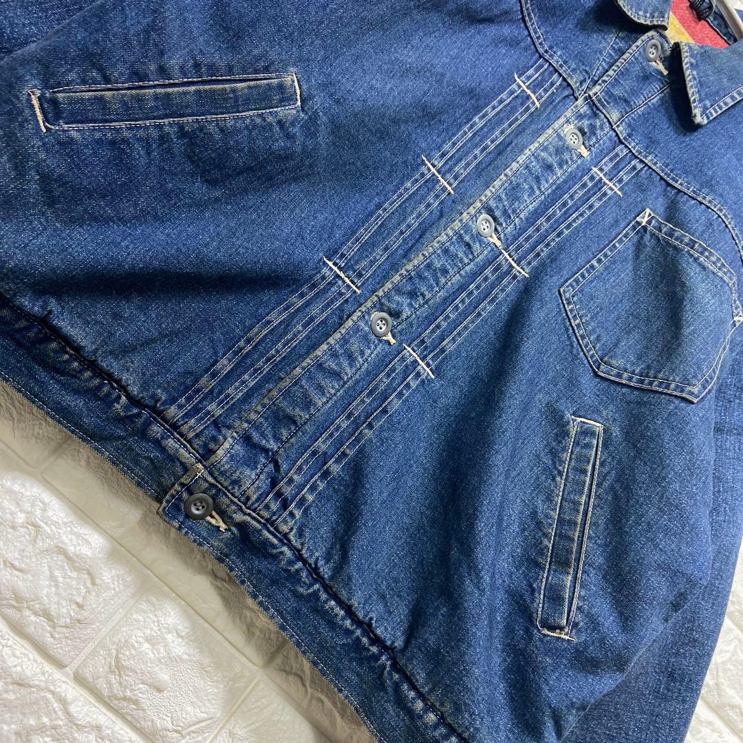 ハリウッドランチマーケット デニムジャケット ブランケットライナー Gジャン L