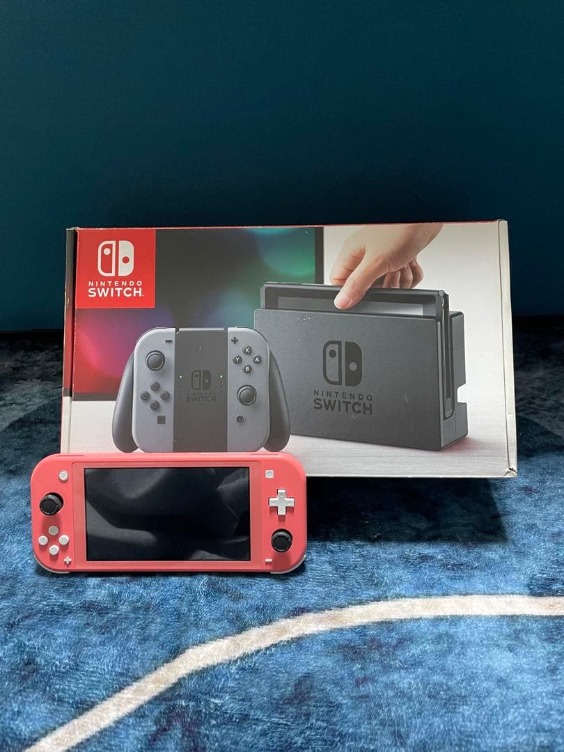 Nintendo Switch本体 箱付きSwitchライト本体 セット 値下げ