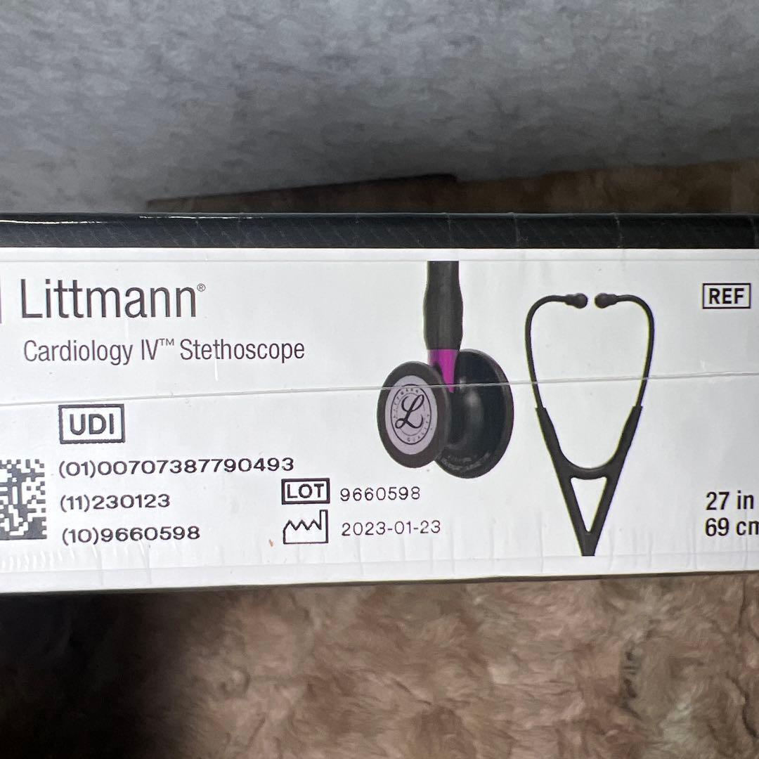 リットマン ステソスコープ カーディオロジーIV ブラック/バイオレット6203