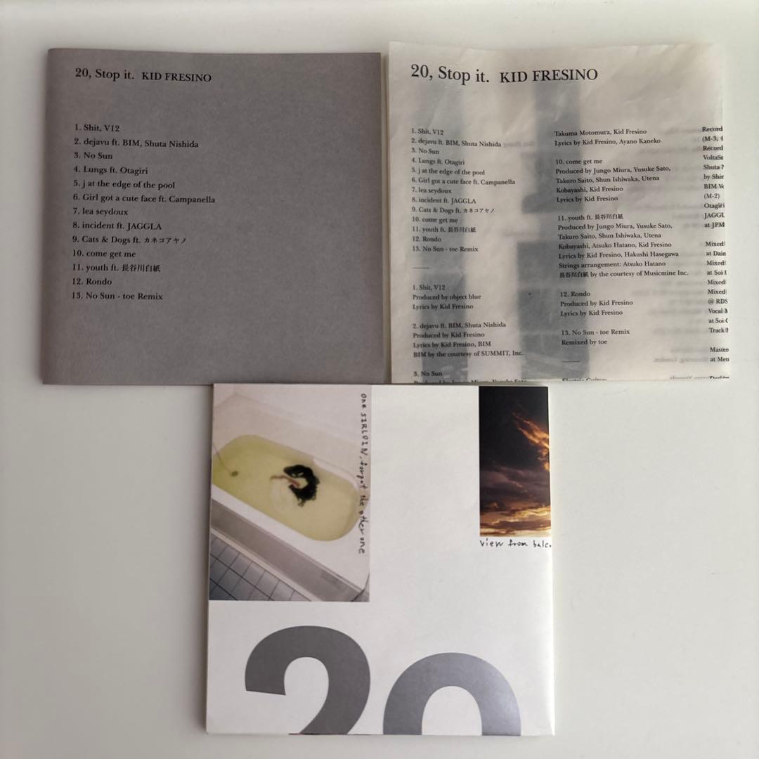KID FRESINO 20, Stop it.　初回生産限定盤