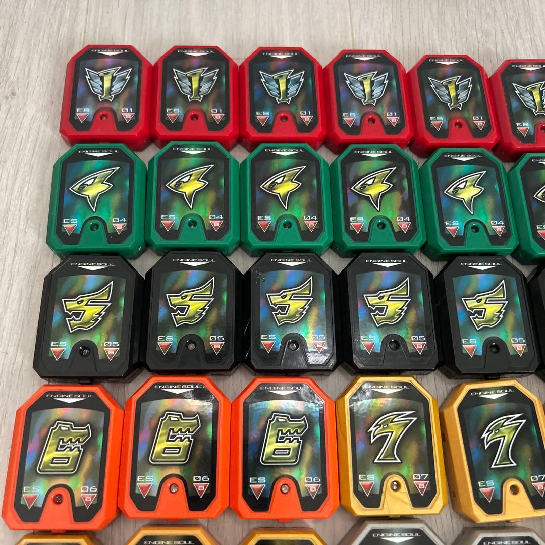 【人気戦隊】炎神戦隊ゴーオンジャー　炎神ソウル大量まとめ売りセット　77個　レア