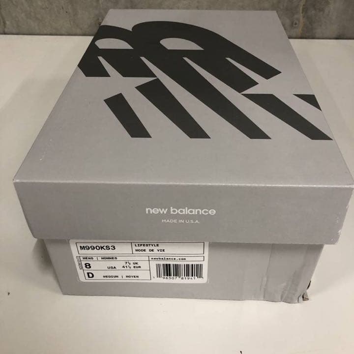 新品　Kith × New Balance 990v3 “Steel Blue”