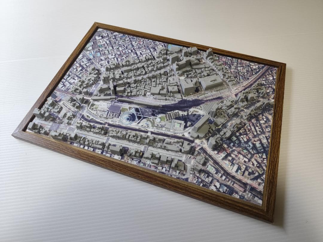 m*5様 東京スカイツリー　押上　３D都市データを活用した都市模型(スカイツリー