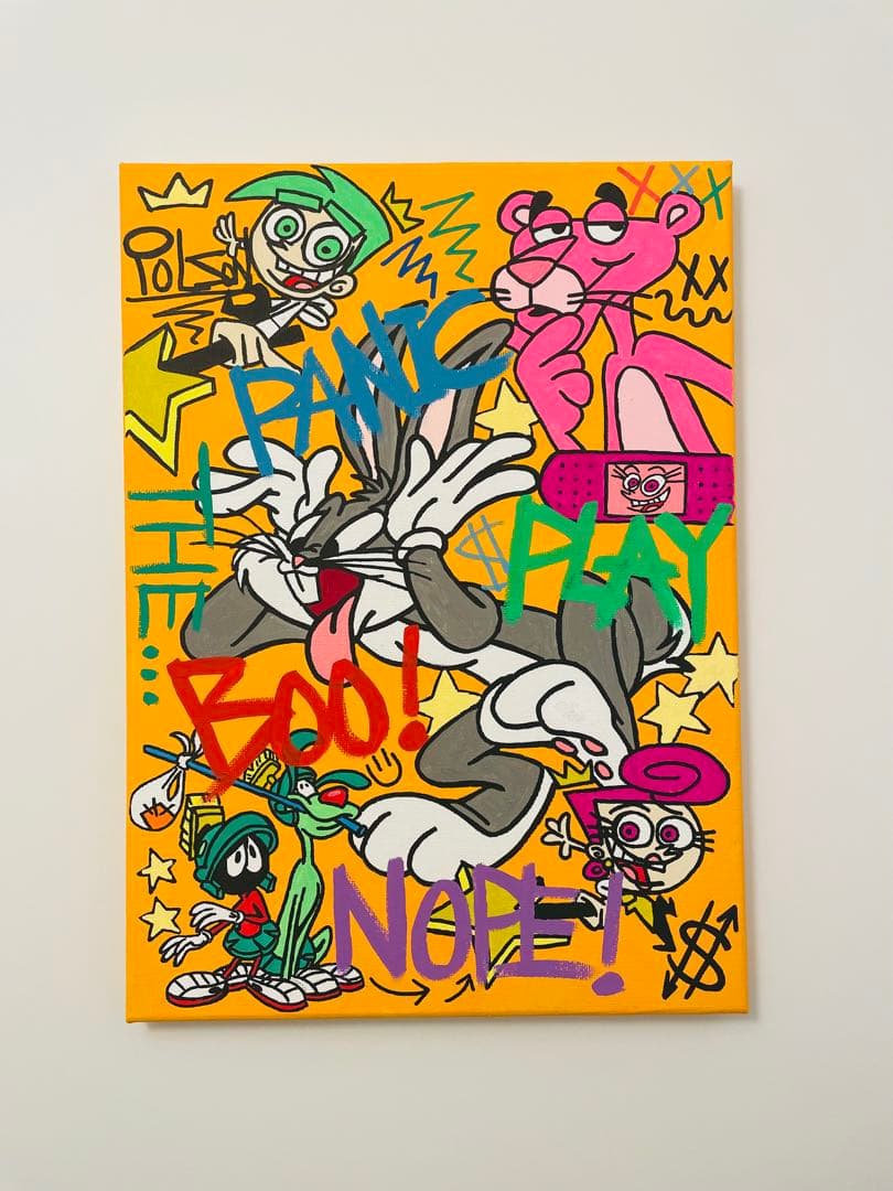 《わた》ポップアートパネル　2セット