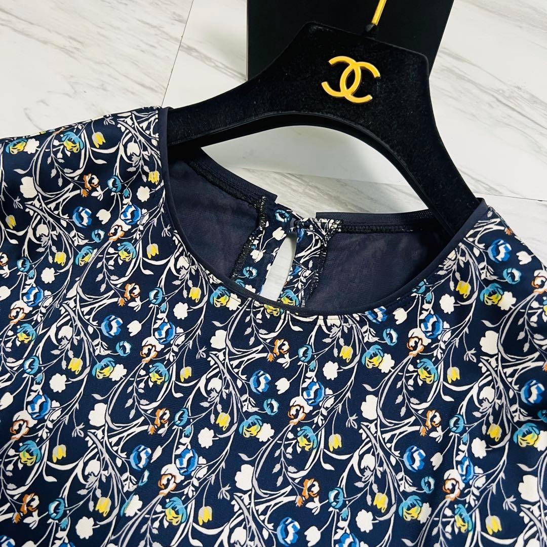 未使用級♡ Leilian 近年モデル ロングワンピース 花柄 3L〜4L相当