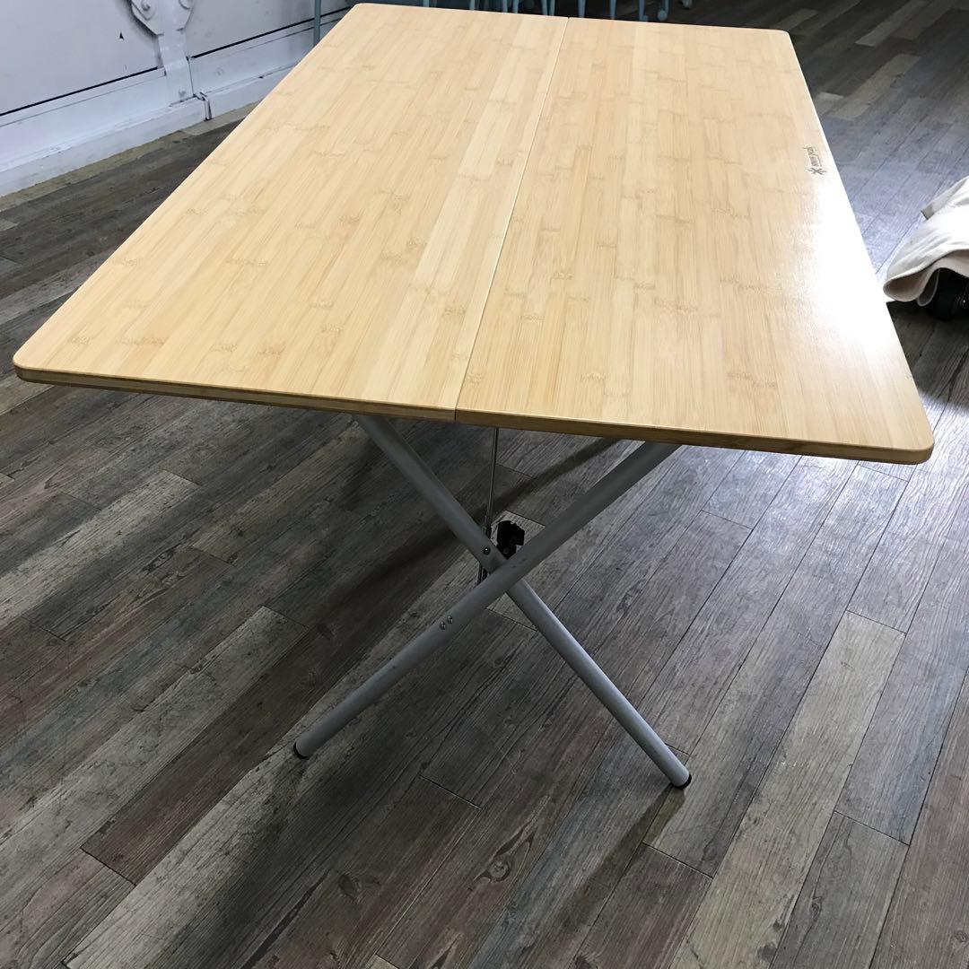 スノーピーク　ワンアクションテーブルロング　竹　 peak