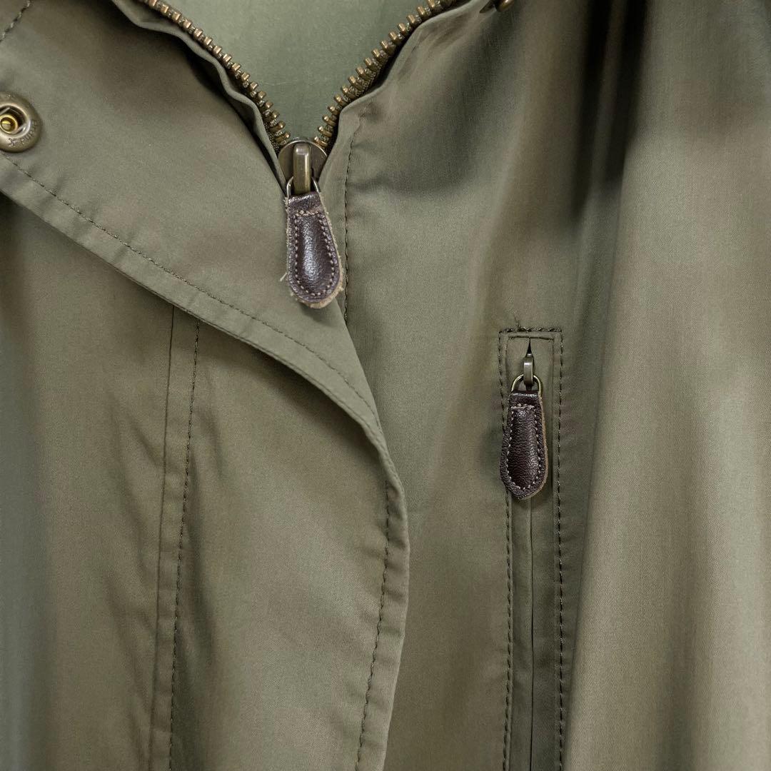 ☆ほぼ未使用☆マッキントッシュフィロソフィー　モッズコート　カーキ　ロゴ刻印