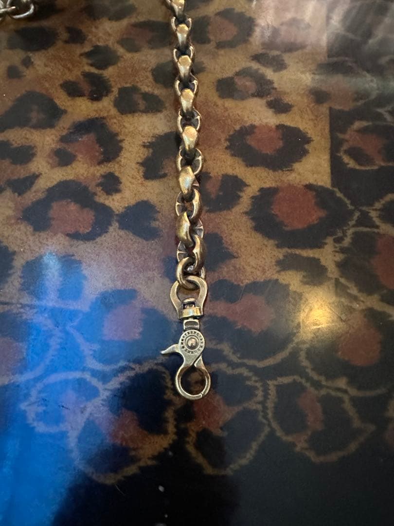 希少なファニー真鍮ウォレットチェーン